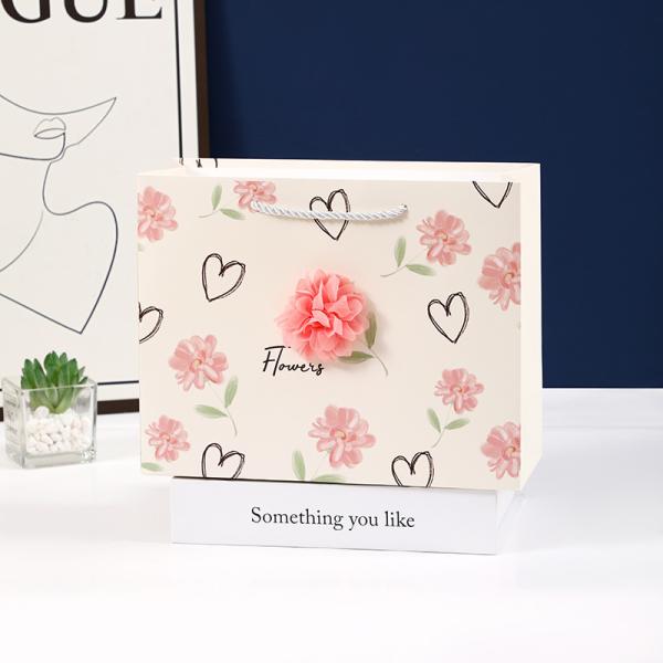 Blossom Delight 3D Single Flower Gift Bag Collection Premium Floral Packaging