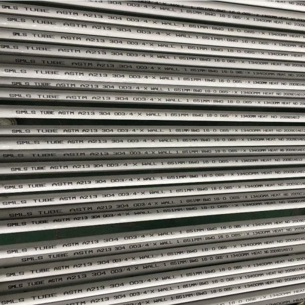 Безшовная круглая ранг TP304 трубы нержавеющей стали 25mm Outdiameter WT2.0mm ASTM A312