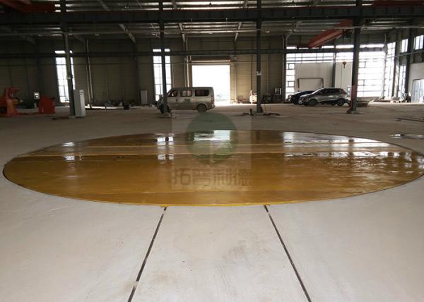Custom Heavy Load Motor Driven Motorized Rail Turntable for Railcar
