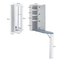 Pared de madera Hung Mirror Cabinet Folding Build del MDF en tableros que planchan dentro