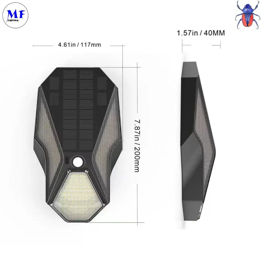 Наружное освещение Охранное освещение Садовое освещение водонепроницаемое IP65 CE RoHS Хорошее качество Солнечные огни Наружное светодиодное освещение С наступлением рассвета до рассвета