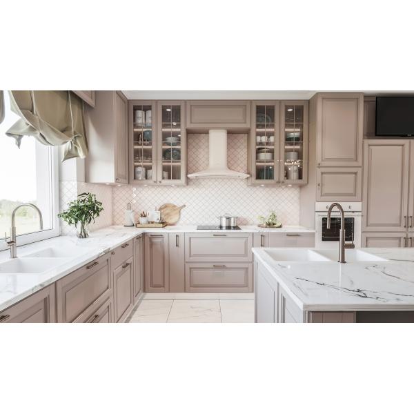 モジュール式 現代の キッチン キャビネット 製作者 ホワイト オーク カスタマイズ