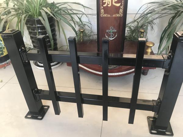 Flat Top Tubular Steel Fence Panels 2100mm height x 2400mm Width Rails 40mm x 40mm upright 25mm x 25mm