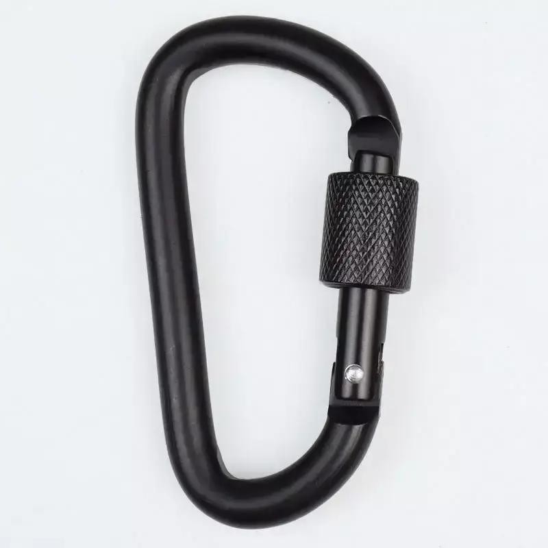 Aluminium D Shape Carabiner Clip for Outdoor Climbing Survival Keychain Carabiner
