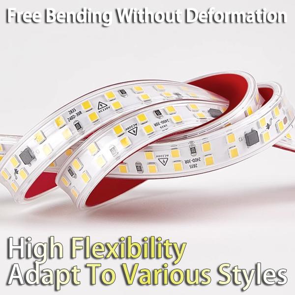 COB Light Strip 24V Low Voltage Self-Adhesive No Strobe Linear Design for Living Room Ceiling