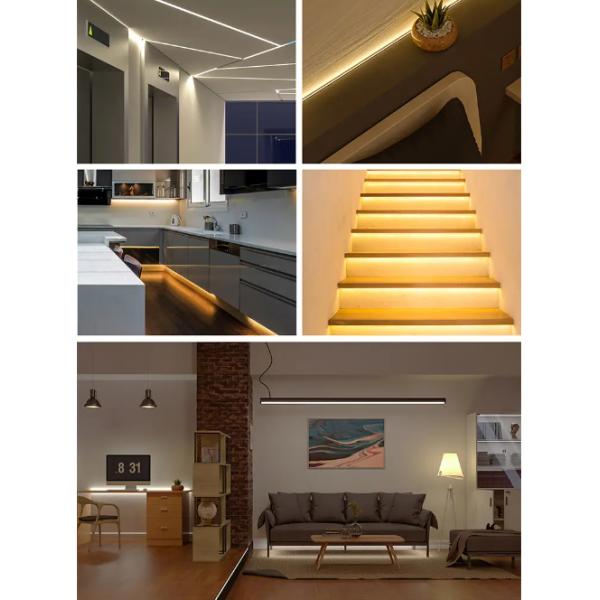 5mm 2700k CCT светодиодный светодиодный свет 140LED/M 9.6W SMD2216 коммерческие светодиодные ленты