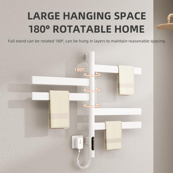 Surface Finishing Stainless Steel Electric Towel Warmer 500W for Bathroom Radiator