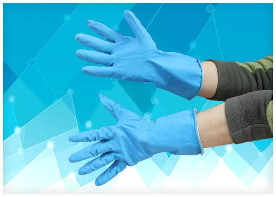 Disposable Medical Gloves High Density Hospital Grade Disposable Gloves Smooth Surface Polyethylene Material