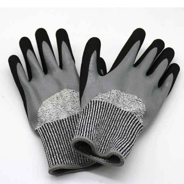 ZM 13 Gauge anti cut gloves water and oil proff knife cut resistant class 5 anti cut gloves supplier and manufacturer