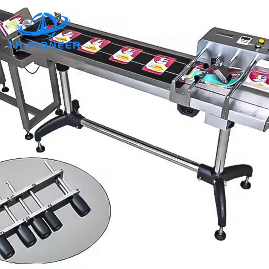 Stainless Steel Construction Bag Conveyor Systems , Bag Handling Conveyor 220V 50HZ