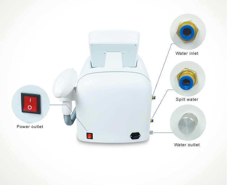 Q Switched Portable ND YAG Laser Tattoo Pigment Removal Skin Rejuvenation Equipment