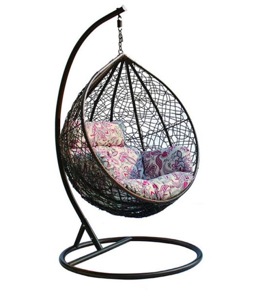 Indoor and outdoor Rattan lazy hanging basket wicker chair balcony leisure cradle chair