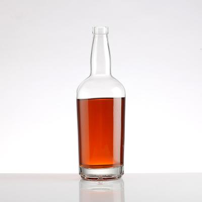 100ml 375ml 500ml 750ml Liquor Glass Bottle for Vodka Gin Whiskey Rum with Cork