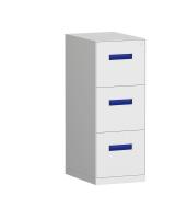 do arquivo vertical de 3 gavetas da borda de 5mm arquivo de aço vertical com barra de suspensão