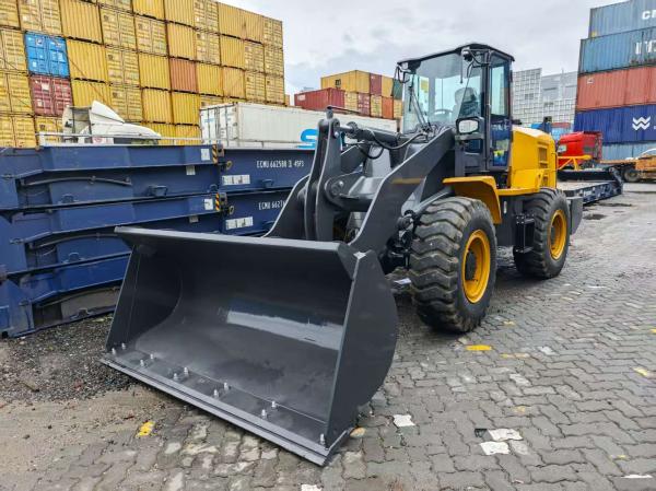 Wheel Loader Logistics Yards Fuel Efficiency Resistant Steel 162kW Engine Power