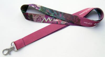 School Use Polyester Dye Sublimation Lanyards Customized Logo For Safety