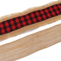 cinta de los 7cm cojear el ajuste decorativo de la cinta del cáñamo de lino de la trenza
