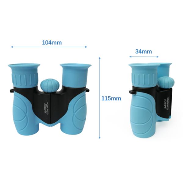 8x21 Roof Prism Kids Binoculars , Children's Plastic Binoculars