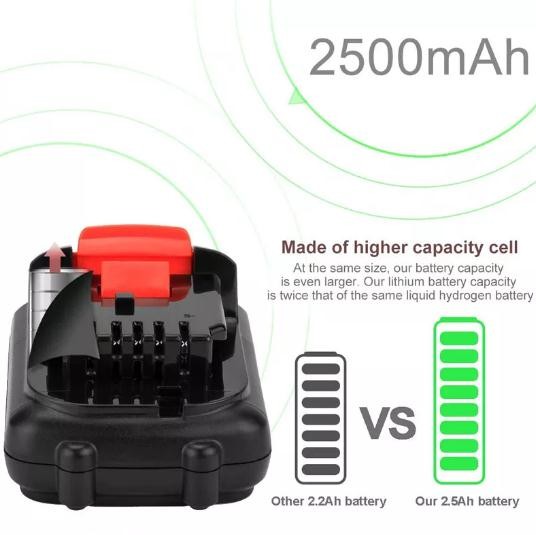 12V 2500mAh Литий-ионный аккумулятор DCB125 DCB127 DCB121 DCB100 DCB120 DEWALT Аккумулятор