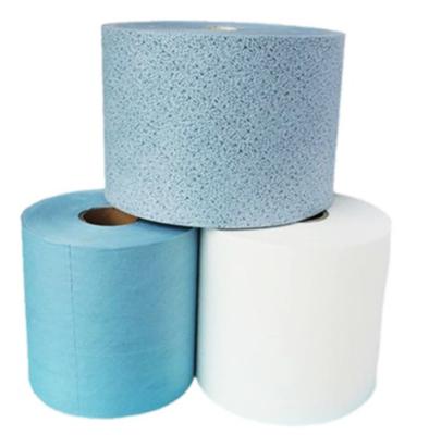 Tecido industrial de poliéster em rolos 60GSM 70 Pulpa de madeira 30 PP Material durável