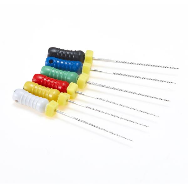 Dental Endo Files K H Stianless Steel / NITI  With CE / ISO / FDA Certificate For Hand Use