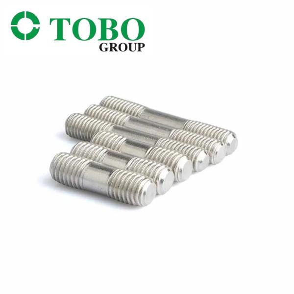 DIN 975 Stainless Steel 304 316 A2 A4 Threaded Rod Stud Bolt With Hex But And Washer