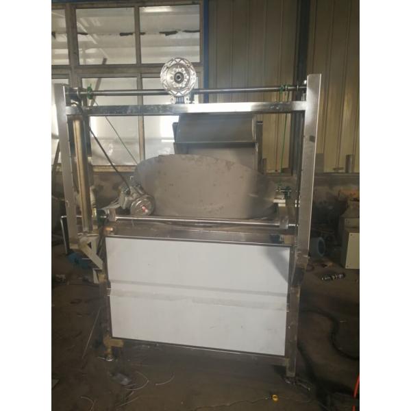 automatic electric heating stainless steel nuts fryer machine