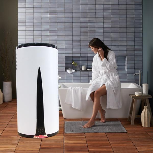 SUNRAIN All In One Residential Wall Mounted Heat Pump Water Heater 100L For Bathroom