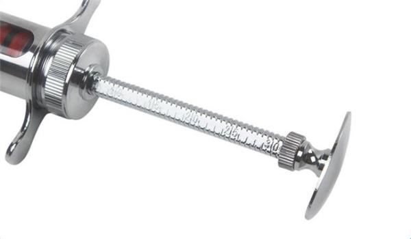 Animal Husbandry 40ml Pet Metal Syringe Needle Veterinary Injection Syringe CS-302-40