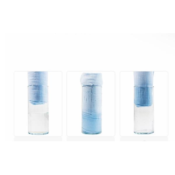 Пушистый разнослоистый раскрученный хлопок напечатал ткань марли для одежды младенца