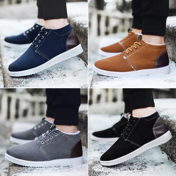 Lace-up Suede Shoes PVC Outsole Winter Shoes For Men Good Quality Factory Price Men Shoes