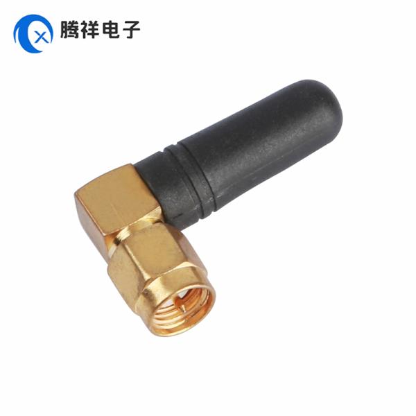 SMA мужской прямой золотистый коннектор Антенна 868MHz 2dBi резиновая антенна для ручной работы, телевизора, автомобиля, домашнего кинотеатра