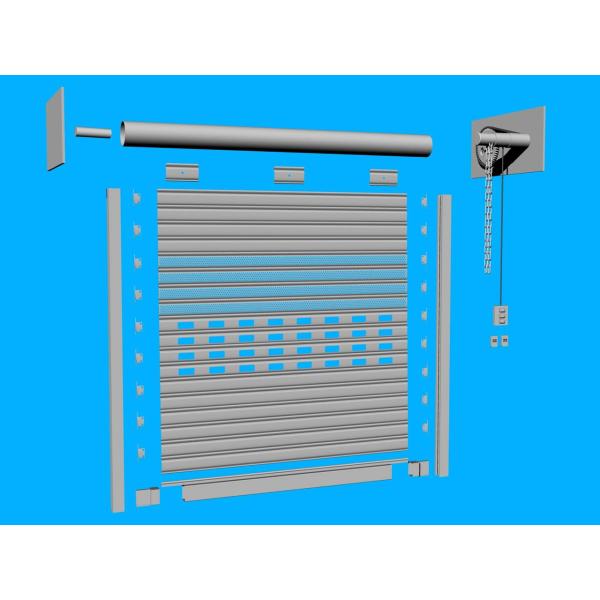 Puertas de garaje de acero perforadas con mando a distancia / Puertas de garaje de acero perforadas para comerciales / residenciales