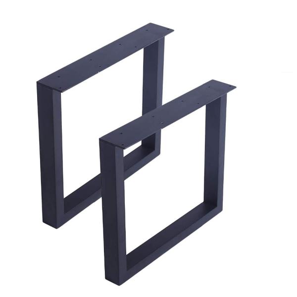 Powder Coated Rustic Decory Square Tube Table Legs for Heavy Duty Metal Dining Table