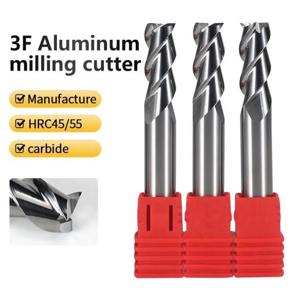 60HRC 65HRC Aluminum Milling Cutter  Tungsten Carbide Drill Bits For Hardened Steel