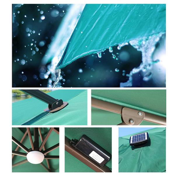 Manual Opening Outdoor Garden Patio Umbrella 1.4m 1.6m 1.8m2m 2.2m Durable