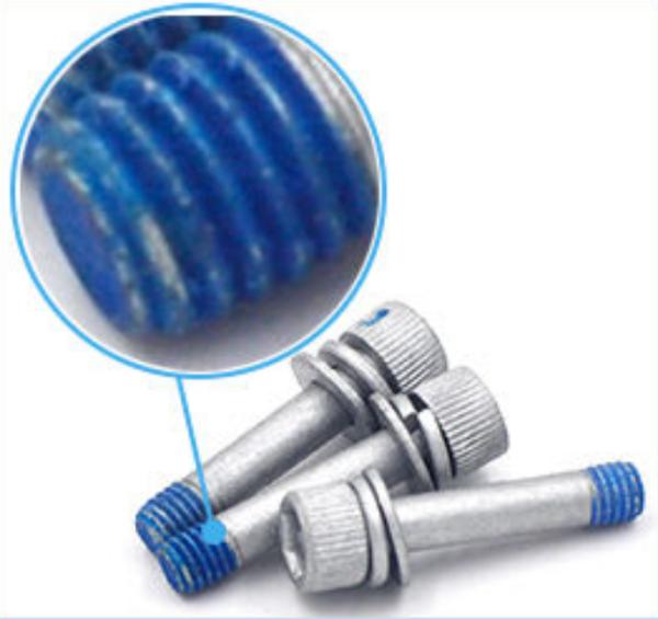 Dacromet cylindrical head with anti-theft pin nylon patched stainless bolts 