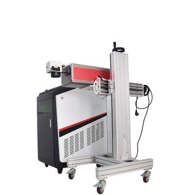 máquina portátil da marcação do laser da fibra 50W com o PC para a borracha, Extingushier