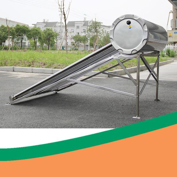 Green Energy 100 Litros Evacuated Tubes Balcony Solar Water Heater 27 Degree