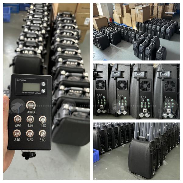 2КМ интерференция рюкзак дрон джаммер всенаправленный 360 дюйммер сигналов БПЛА