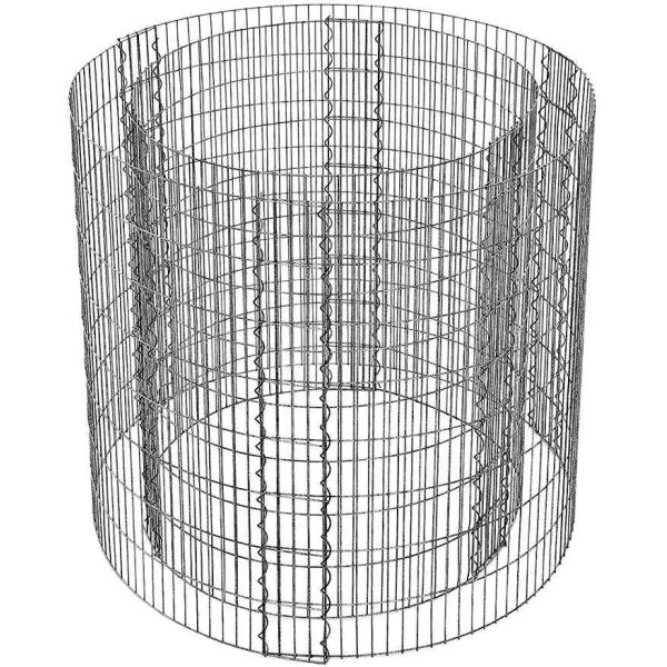 High Garden Decor Round Gabion Baskets Planter 2.5 X 10 Cm 90cm Diameter X 80cm