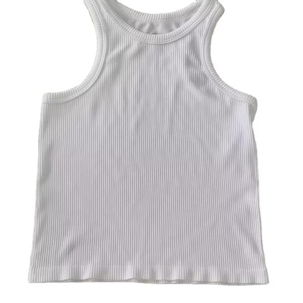 Y Back Yoga Training Seamless Racerback Crop Tank Top 230gsm