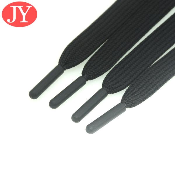 Jiayanag Phthalate Free White color blue aglet stripe plastic TPU soft rubber aglets