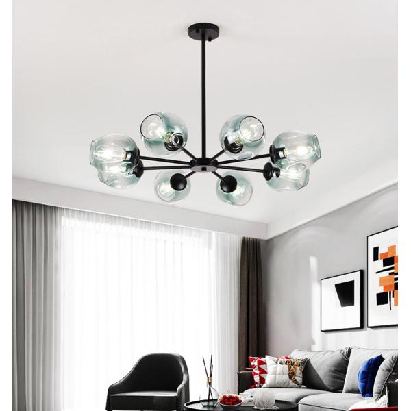 lumière pendante en verre moderne de 75*15cm