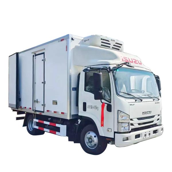 4100*2100*2100mm Box Dimensions Isuzu 2024 Battery Driven Refrigerator Truck Refrigeration Unit for Manual Transmission