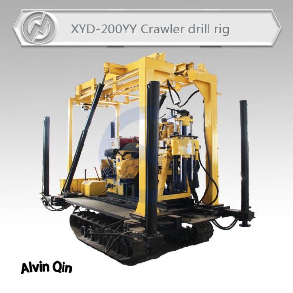 crawler mounted  HYD-200YY core drilling and coreless drilling