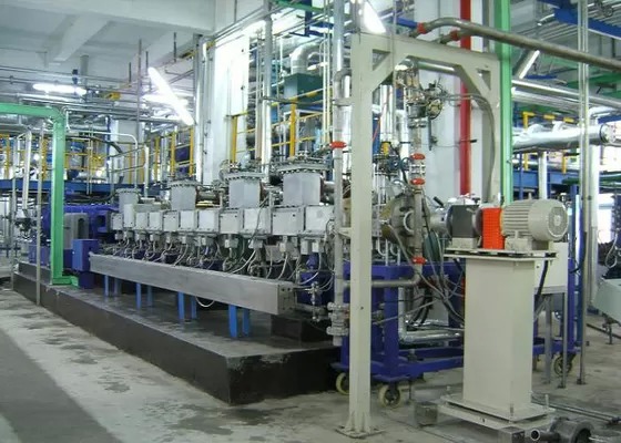 Counter Rotating Twin Screw Extruder With Concentration Mixer For Chemical Engineering