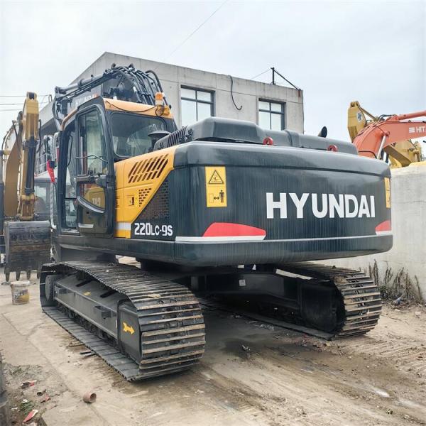 Coreano usado Hyundai 220 Crawler Excavator Excavator 22 toneladas con capacidad de cubo de 1,05m3