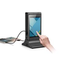 Tela Desktop da propaganda de Android 9,0 LCD com carregador do telefone celular