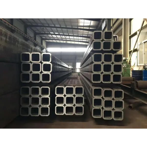 ASTM A-500 Steel Square Tube 100 X 50 X T3.0mm with Black Surface Treatment for Construction and Machinery